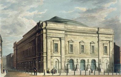 Theatre Royal, Drury Lane, in London, designed by Benjamin Wyatt