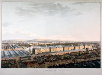 View of London Docks, 1816