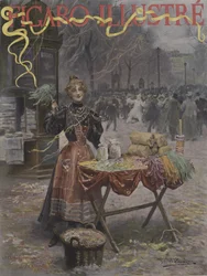 Buy Some Confetti from Me! (Cover of Le Figaro Illustre, February 1897)
