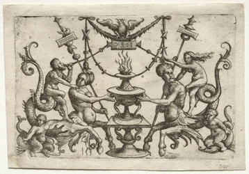 Ornament with Siren and Triton