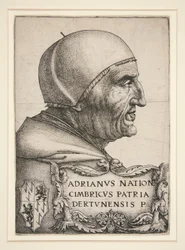 Portrait of Adrian VI (Hadrian VI, Pope 1522-1523)