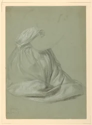 Drapery Study for 