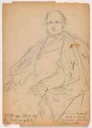 James Lenox Seated, February 19, 1874