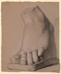 Left Foot From a Plaster, 1840