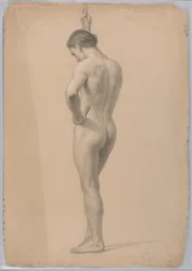 Male Nude Standing, November 1866
