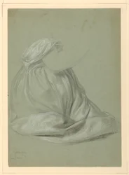 Study for "A Magdalen", November 19, 1852