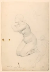 Study for "Communion of the Sick", 1844-45