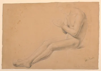 Study for "Communion of the Sick", 1844-45