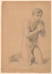 Study for "Communion of the Sick", 1844