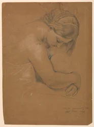 Study for "Communion of the Sick", 1845
