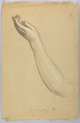 Study for "Lesson of Charity", 1850
