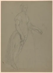 Study for "Martha Washington Reception", 1860