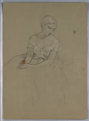 Study for "Martha Washington Reception", 1860