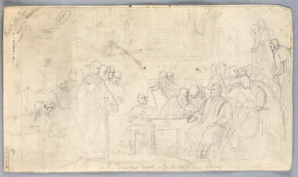 Study for "Scientific Group", 1858