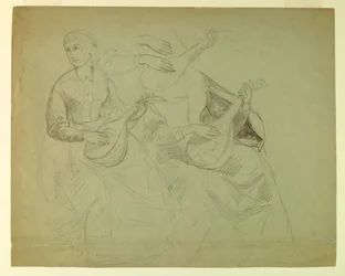 Study for "Titian Showing", 1871-72