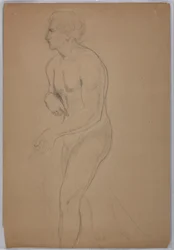 Study for "Tribute Money", July 1852
