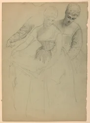 Woman Standing, Separate, 1860