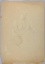 Female Nude, Study for 