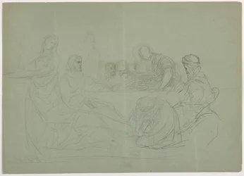 Mary Washing the Feet of Christ