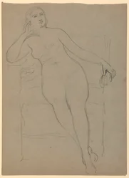 Seated Female Nude