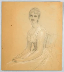 Sketch for Portrait of a Woman