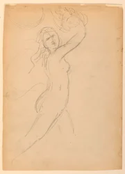 Sketch for a Bacchante