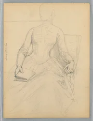 Sketch of Seated Woman