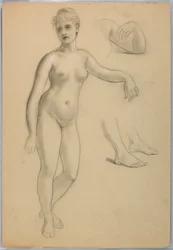 Standing Female Nude