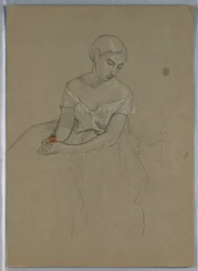Study for "Martha Washington Reception"