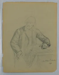Study for a Portrait of Albert Gallatin, Seated