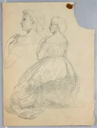 Study of Seated Woman for 