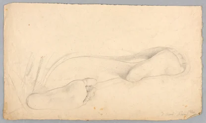 Study of the Feet of a Reclining Woman