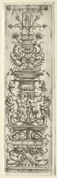 Ornament Fillet with Candelabre-Ornament