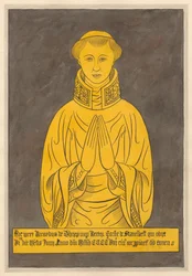 Brass Plate for Richard de Thorp, from Stanwell Church