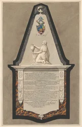 Memorial to Fysh Deburgh from Drayton Church