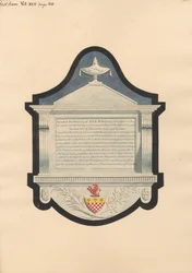 Memorial to Inyr Burgess, from East Ham Church