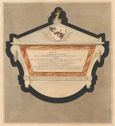 Memorial to Maria Whitfield from Bedfont Church