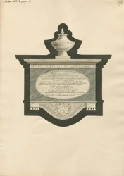 Memorial to Martha, Philip and George Joseph Cocks from Acton Church