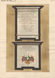 Memorials to Miss Sophia Henrietta Voelcker and Thomas Crump from Hampton Church