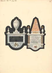 Monuments to Mrs. Rebecca Cassamajor and Thoma Spateman, Chiswick Church