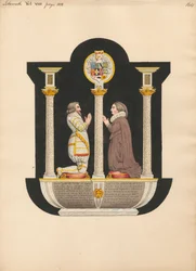 Tomb of Dame Katherine Darcy from Isleworth Church