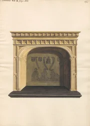 Unidentified Tomb with Brass Plates Removed from Pancras Church