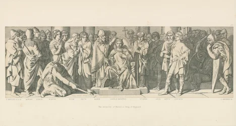 The Coronation of Harold as King of England