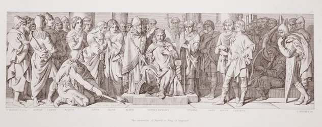 The Coronation of Harold as King of England