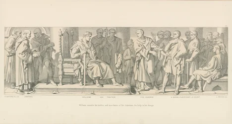 William Consults the Nobles and Merchants of his Dukedom, for Help in his Design