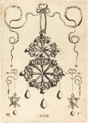 Pendant with Two Double Crosses