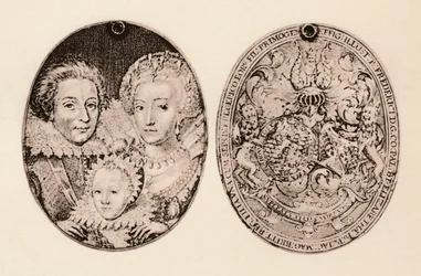 Frederick of Bohemia, Elizabeth Stuart, and Their Son, Frederick Henry