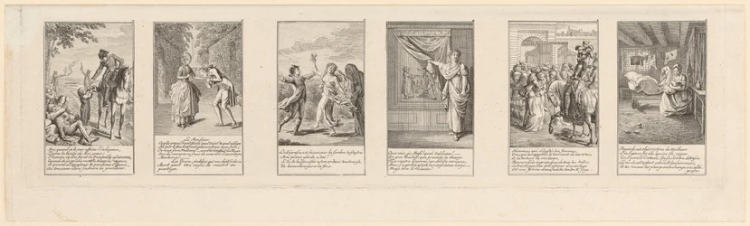 6 of 12 sheets of moral and satirical content, Part 2