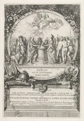 Allegory on the Marriage of William V and Wilhelmina of Prussia, 1767