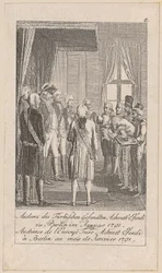 Audience of the Turkish Envoy, Plate 8 from the series “Ancient, Medieval and Modern History”
